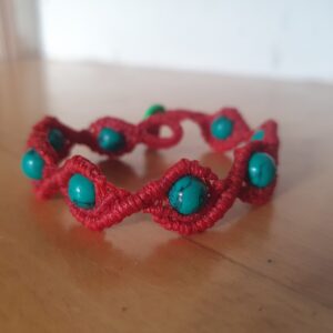TürkisMakramee Armband mit