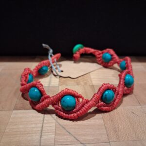 TürkisMakramee Armband mit